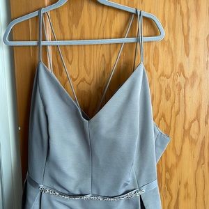 Formal gray dress